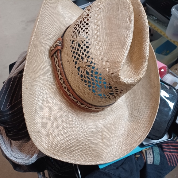 Vintage men\'s stetson cowboy hat .